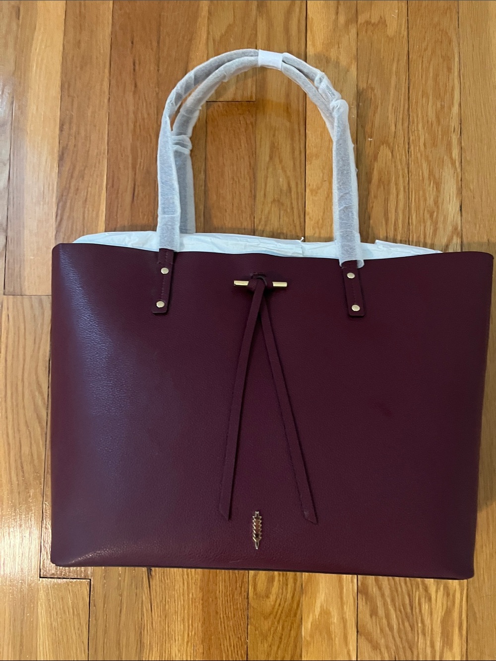 Thacker Burgundy Tote Bag